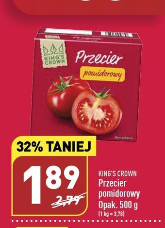 ALDI Przecier pomidorowy king's crown (aldi) oferta
