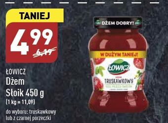 ALDI Dżem z czarnej porzeczki łowicz oferta
