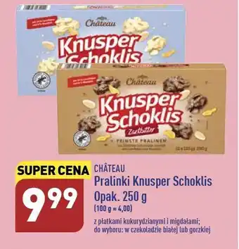 ALDI Praliny knusper schoklis w czekoladzie białej chateau oferta