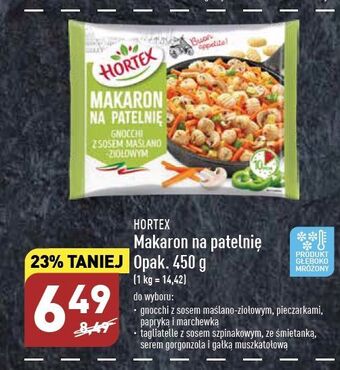 ALDI Makaron na patelnię gnocchi z sosem maślano-ziołowym hortex oferta