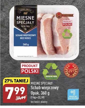 ALDI Schab wieprzowy bez kości mięsne specjały zawsze świeże (aldi) oferta