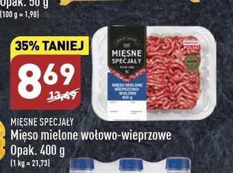 ALDI Mięso mielone wołowo-wieprzowe mięsne specjały oferta