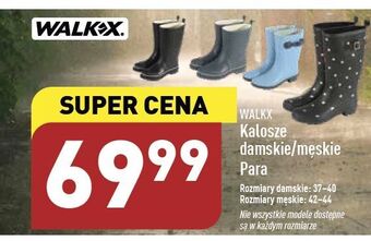 ALDI Kalosze męskie 42-44 walkx oferta