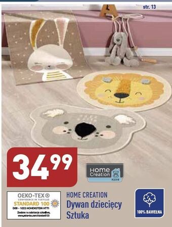 ALDI Dywan dziecięcy home creation oferta