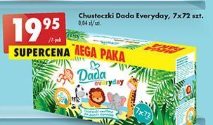 Biedronka Chusteczki rumianek i alantoina dada everyday oferta