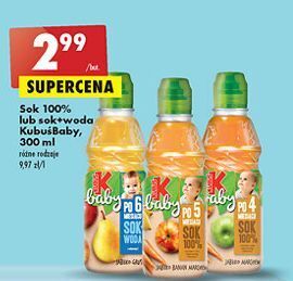 Biedronka Sok jabłko-marchew kubuś baby oferta