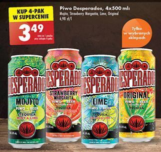 Biedronka Piwo desperados oferta
