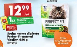 Biedronka Karma dla kota kurczak i indyk perfect fit natural vitality oferta