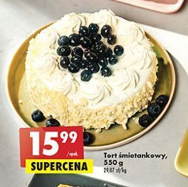 Biedronka Tort śmietankowy oferta