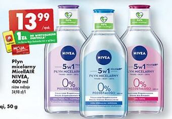Biedronka Płyn micelarny formuła 5w1 cera wrażliwa i nadwrażliwa nivea micellair oferta