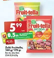 Biedronka Gumy rozpuszczalne fruittella duo stix oferta