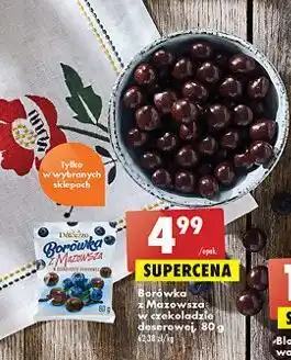 Biedronka Borówka z mazowsza w czekoladzie dolcezzo oferta