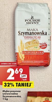 Biedronka Mąka szymanowska uniwersalna polskie młyny oferta