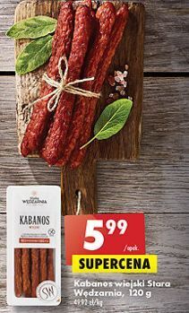 Biedronka Kabanos wiejski stara wędzarnia oferta