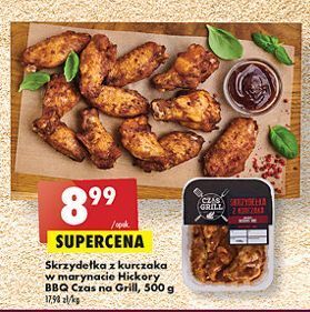 Biedronka Skrzydełka z kurczaka w marynacie hickory bbq czas na grill oferta