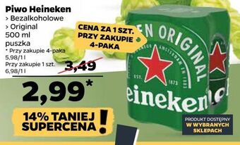 Netto Piwo heineken 0.0% oferta