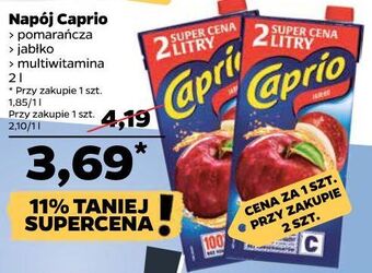 Netto Napój pomarańczowy caprio oferta