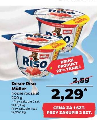 Netto Deser truskawkowy muller riso oferta