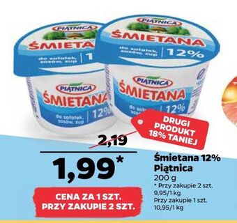 Netto Śmietana 12% piątnica oferta