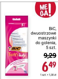 Rossmann Maszynka do golenia bic twin lady sensitive oferta