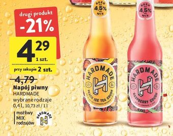 Intermarche Piwo hardmade peach ice tea crush oferta