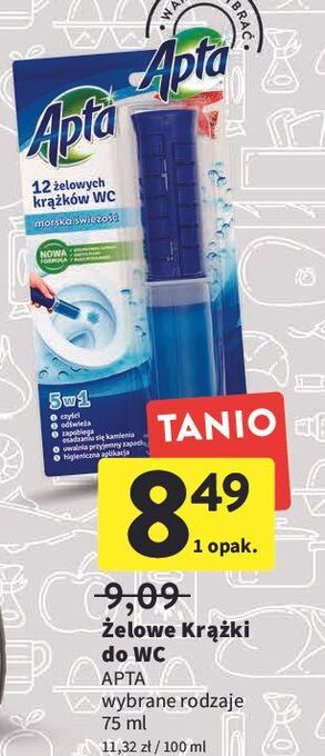 Intermarche Krążki żelowe do wc morski apta oferta