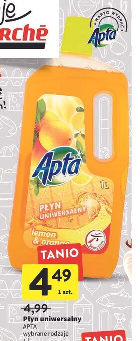 Intermarche Płyn uniwersalny lemon orange apta oferta