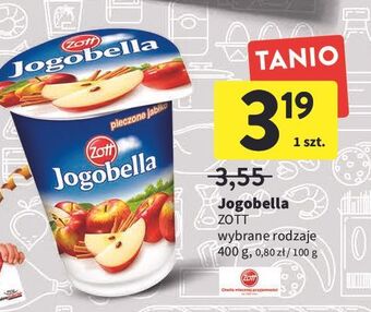 Intermarche Jogurt pieczone jabłko zott jogobella oferta