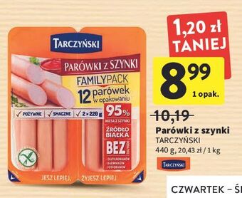 Intermarche Parówki z szynki tarczyński oferta