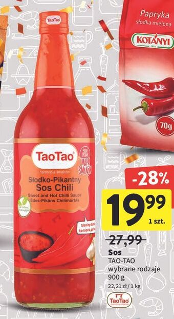 Sos chili słodko-pikantny tao