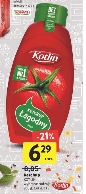 Intermarche Ketchup łagodny kotlin oferta