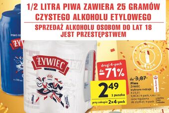 Intermarche Piwo żywiec bezalkoholowe oferta
