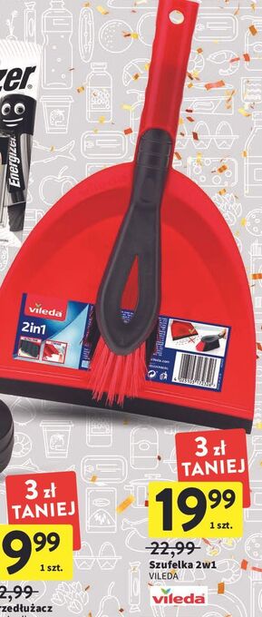 Intermarche Szufelka + zmiotka 2w1 vileda oferta