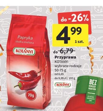 Papryka słodka mielona kotanyi