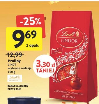 Intermarche Bombonierka milk lindt lindor oferta