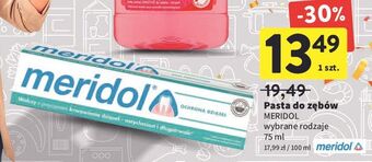 Intermarche Pasta do zębów ochrona dziąseł meridol oferta