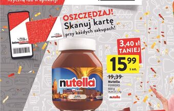 Intermarche Krem czekoladowo-orzechowy nutella oferta
