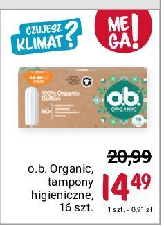 Rossmann Tampony normal o.b. organic oferta