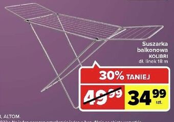 Carrefour Market Suszarka balkonowa kolibri 18 m casa si oferta