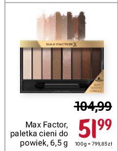 Rossmann Paleta cieni do powiek cappucino max factor masterpiece oferta