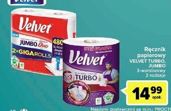 Carrefour Market Ręcznik papierowy duo velvet jumbo oferta
