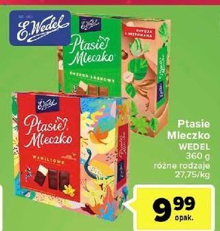 Carrefour Market Czekoladki waniliowe e. wedel ptasie mleczko oferta