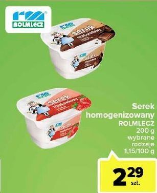 Carrefour Market Serek czekoladowy rolmlecz oferta