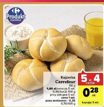 Carrefour Market Bułka kajzerka carrefour oferta