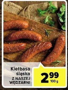 Carrefour Market Kiełbasa śląska nasza wędzarnia carrefour oferta