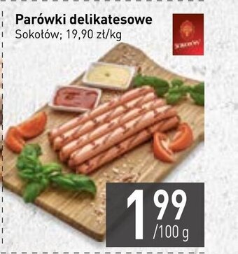 Stokrotka Sokołów Parówki delikatesowe 100 g oferta