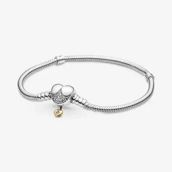 Pandora Bransoletka wężykowa disney pandora moments z zapięciem w kształcie serca oferta