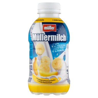 ALDI Müller müllermilch napój mleczny o smaku bananowym 400 g oferta