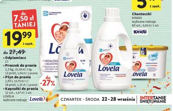 Intermarche Kapsułki do prania bieli i kolorów lovela baby oferta
