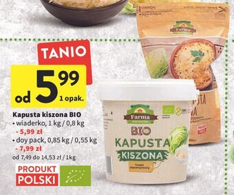 Intermarche Kapusta kiszona bio farma świętokrzyska oferta